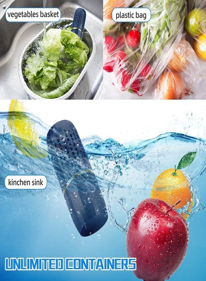 Olpad Portable USB Fruit and Vegetable Cleaner,Fruit and Vegetable for Kitchenware,Meat,Dishes,Rice,Kitchen Tools (Blue) - Image 5